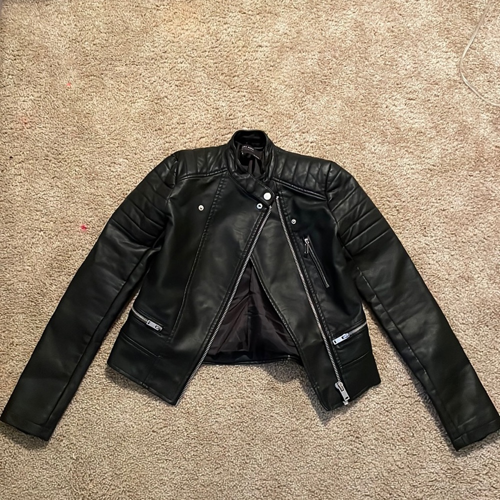 ZARA Black Leather jacket